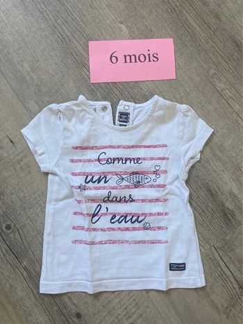 T-shirt 6 mois