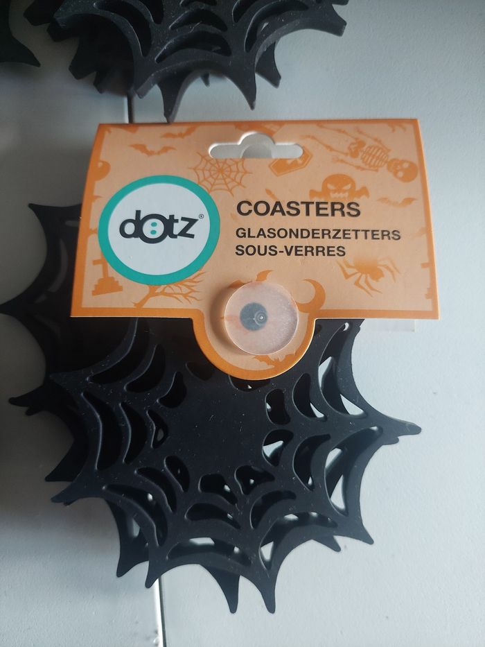 Sous-verres étoile d'araignée pour Halloween - photo numéro 3