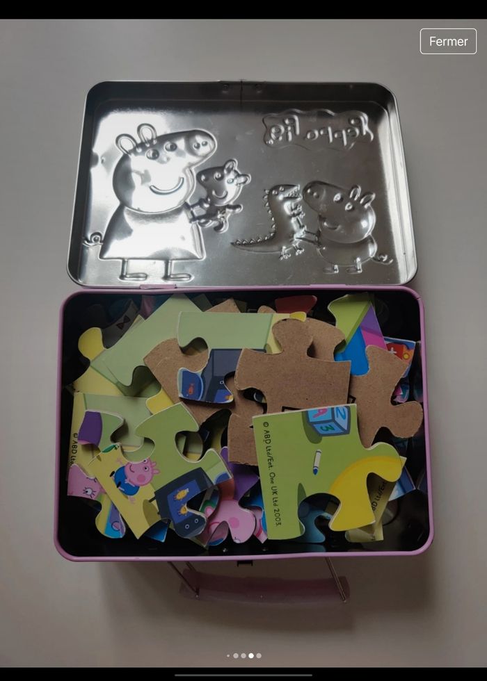 Lot puzzle Peppa pig - photo numéro 7