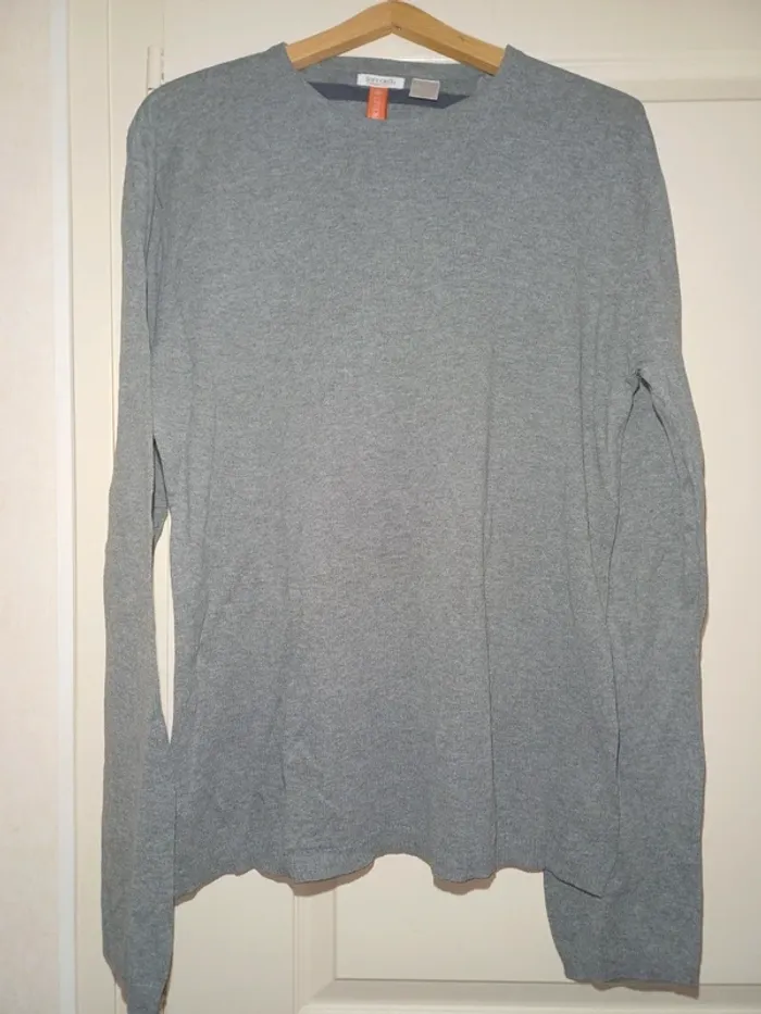 T-shirt a manche longue  Soft Grey - photo numéro 2