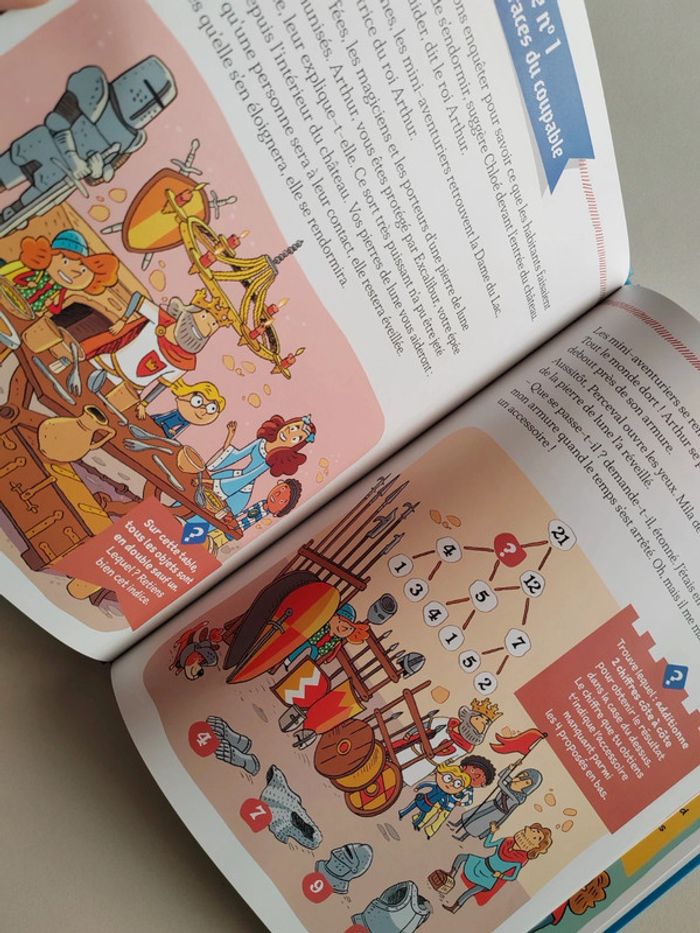 Livre Mcdo (Le super club des mini-aventuriers) - Le château endormi du roi Arthur - Enigme et jeux - photo numéro 4