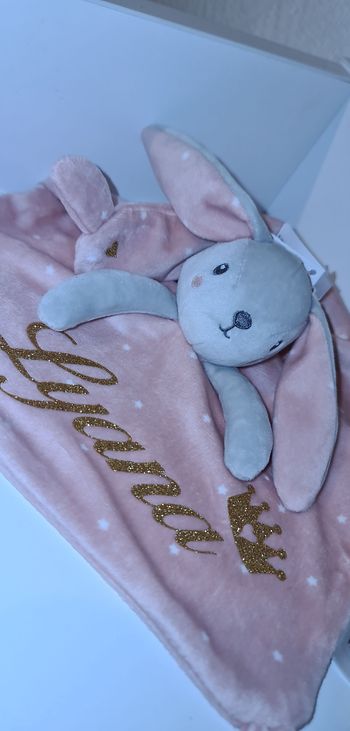 Doudou lapin 🐰 à personnaliser 