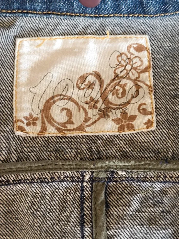 Veste en jean bleue Zara Trafaluc Taille 36 - photo numéro 13
