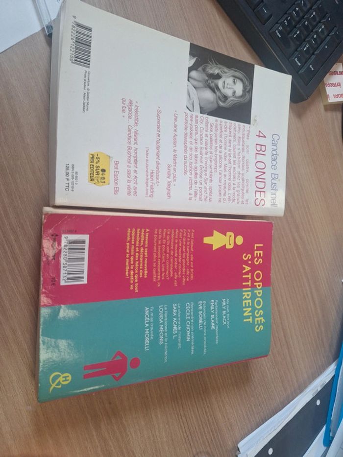 2 livre romance et amour lot pas chère - photo numéro 2