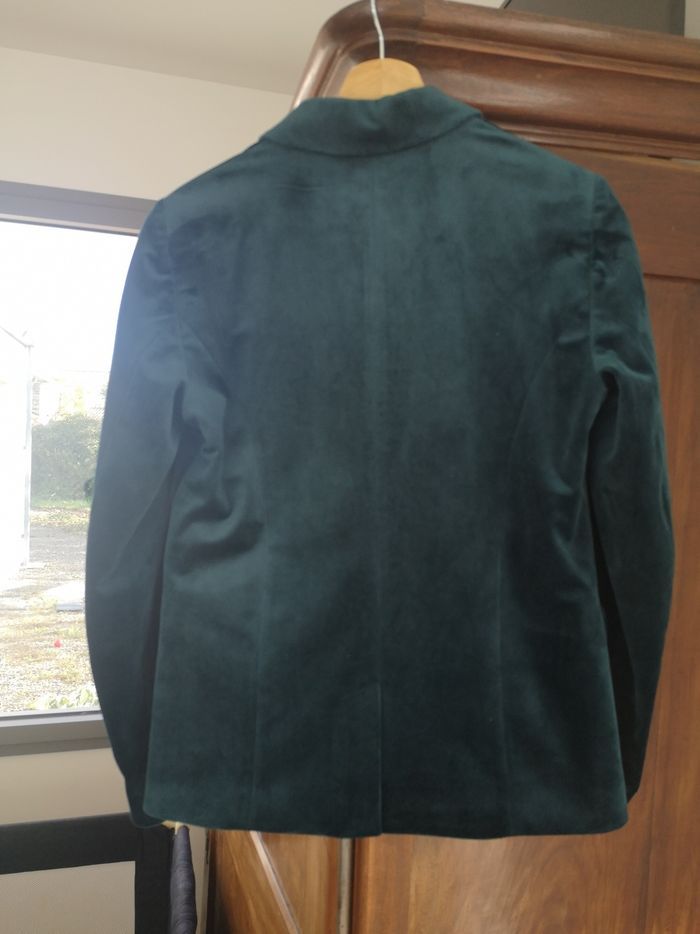 Blazer velours lisse. - photo numéro 2