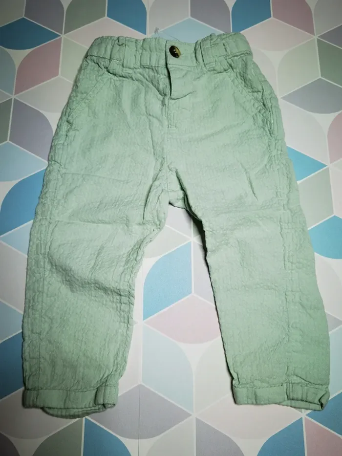 D4519 - pantalon fin garçon 18 mois - photo numéro 2