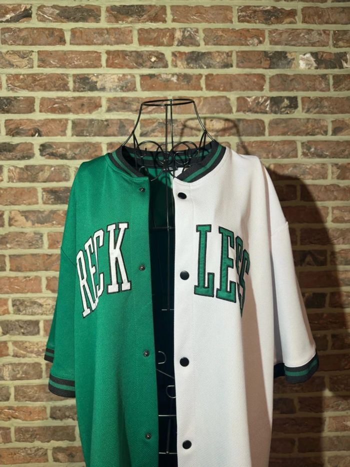 Chemise Style Baseball Reckless FSBN Taille L / 40 - photo numéro 19