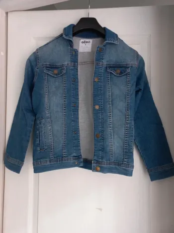 Veste en jean 10ans garcon