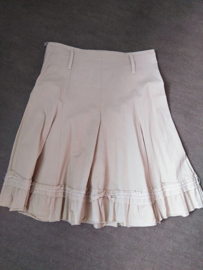 Jupe beige