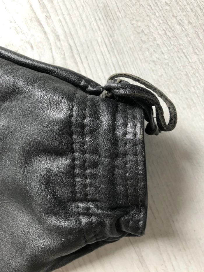 BB- Manteau en cuir vintage TBE T 40 (taille vintage-44) - photo numéro 7