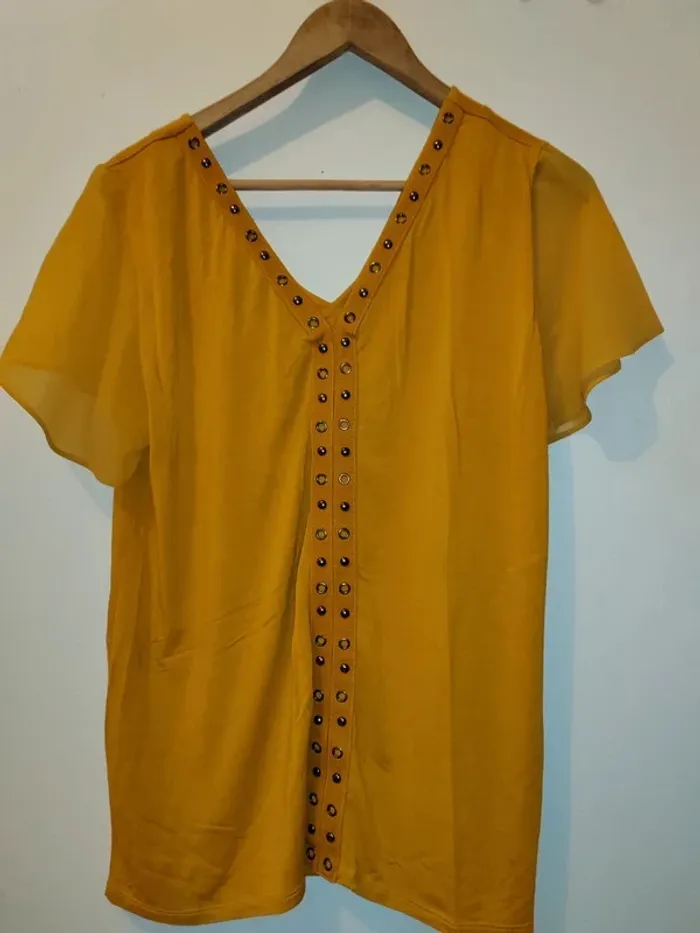 Blouse manches voile - photo numéro 4