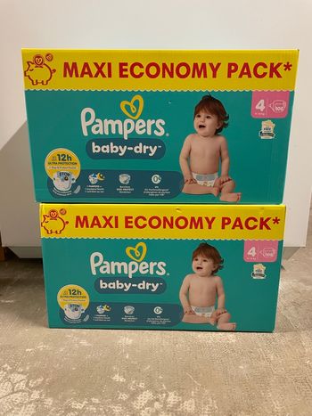 Pampers baby dry taille 4