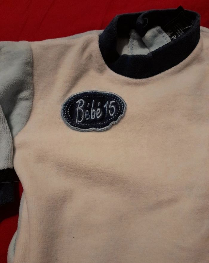 Pyjama velours 3 mois - photo numéro 2