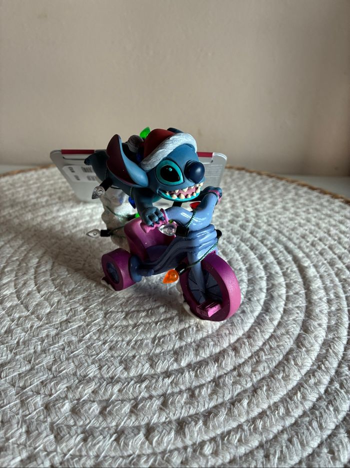 Ornement Stitch noel tricycle