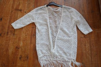 Gilet broderies Jennyfer Taille M /38