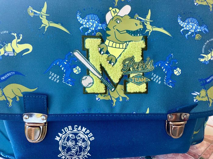 Cartable bleu dino sergent Major - photo numéro 10