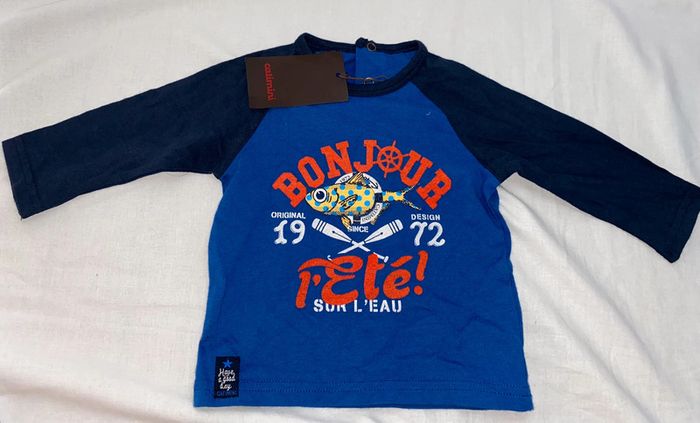 tshirt Catimini neuf avec étiquette 6 mois