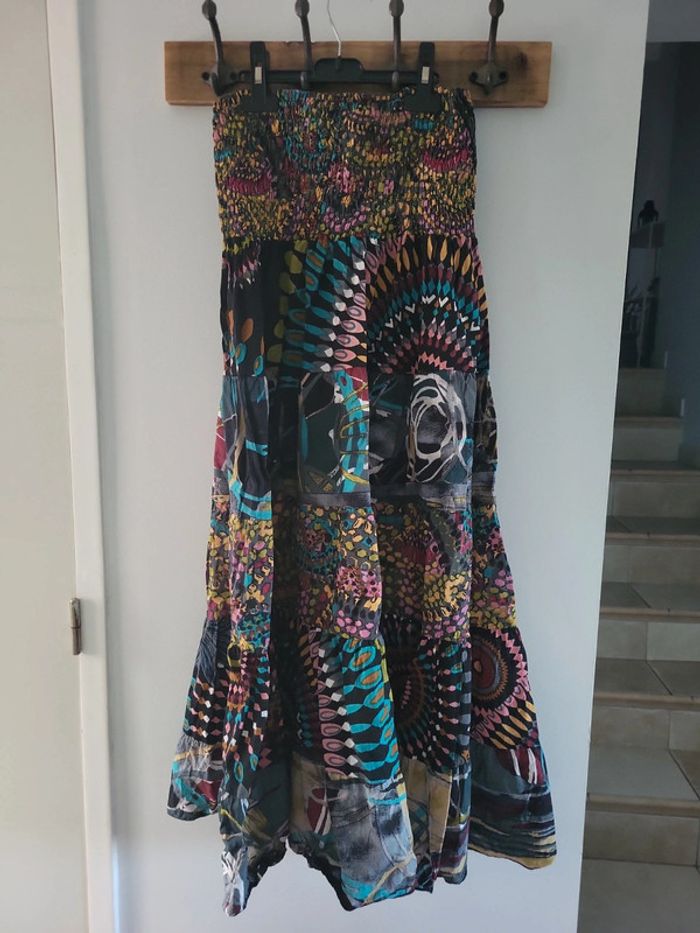 Robe été dos nu multicolore 36 38