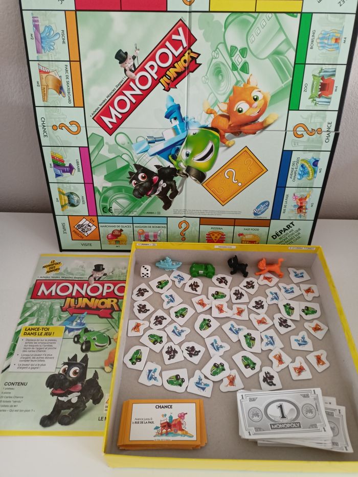 Monopoly junior hasbro complet - photo numéro 3