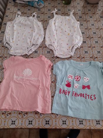 Lot T-shirt et bodie