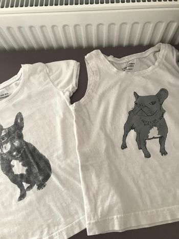 Lot 2 tee shirts comptoir des cotonniers 8 ans