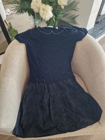 Robe enfant bleue marine