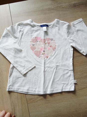 Tee-shirt fille manches longues 4ans 