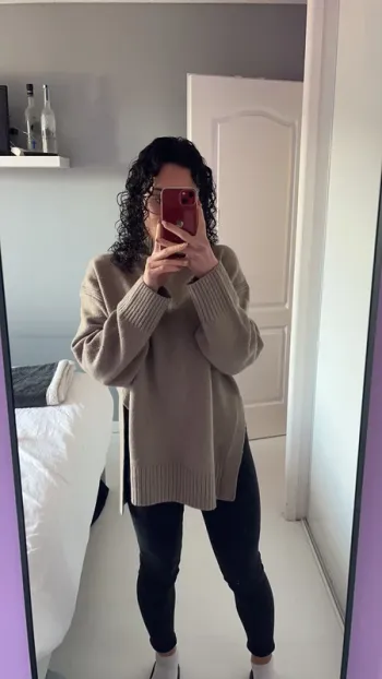 Pull beige H&M