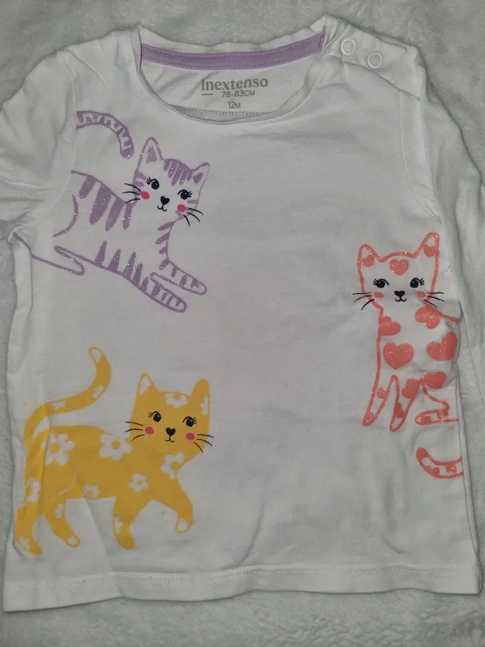 Tee-shirt manches longues taille 12 mois - photo numéro 3