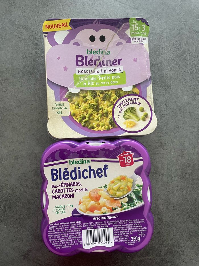 Plats du soir Blédina 18 mois