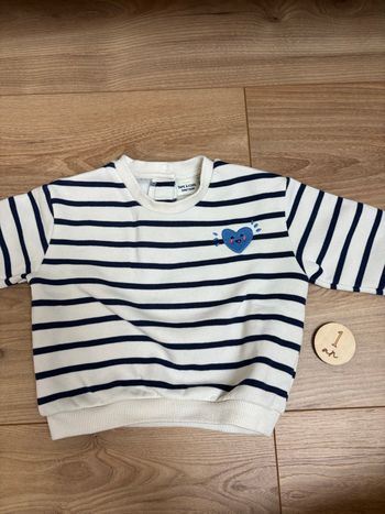 Pull marinière 12 mois