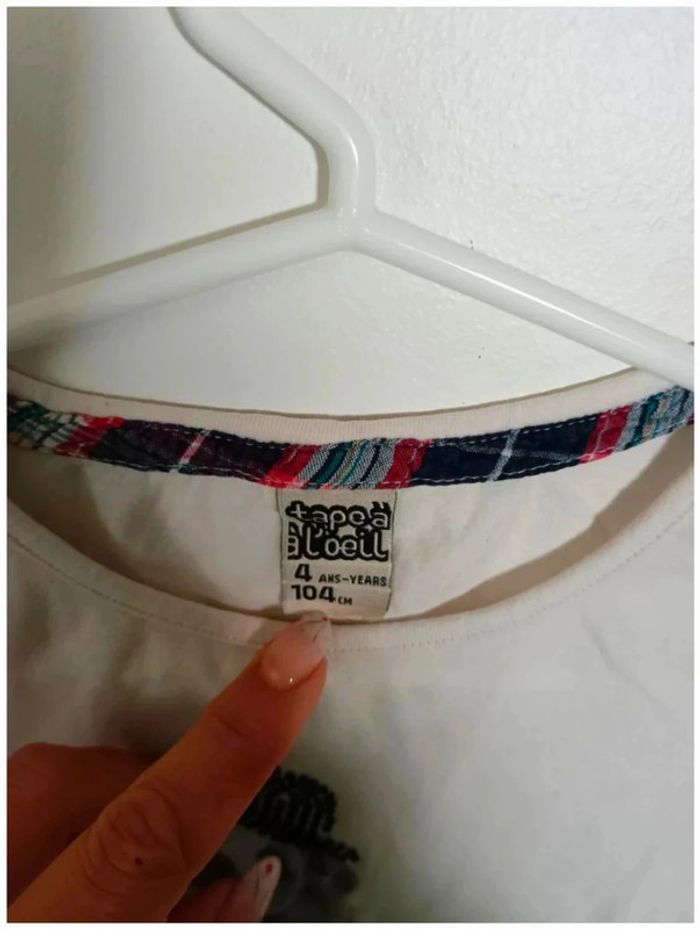 C3 t-shirt blanc tape à l'œil 4 - photo numéro 3