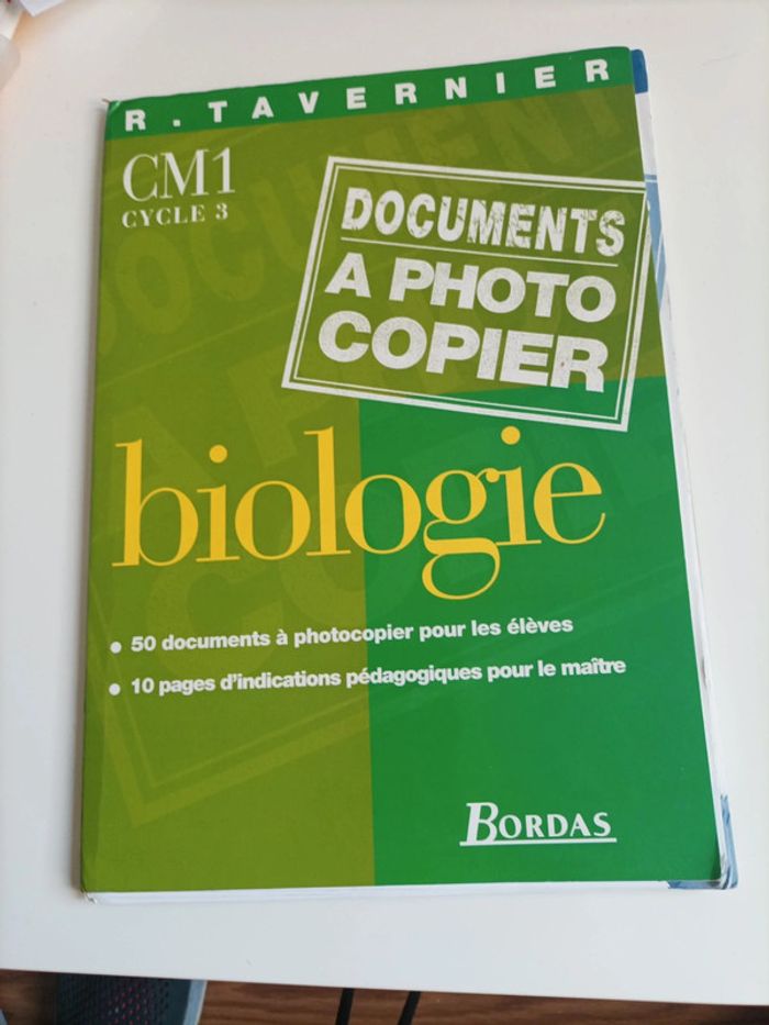 Biologie CM1