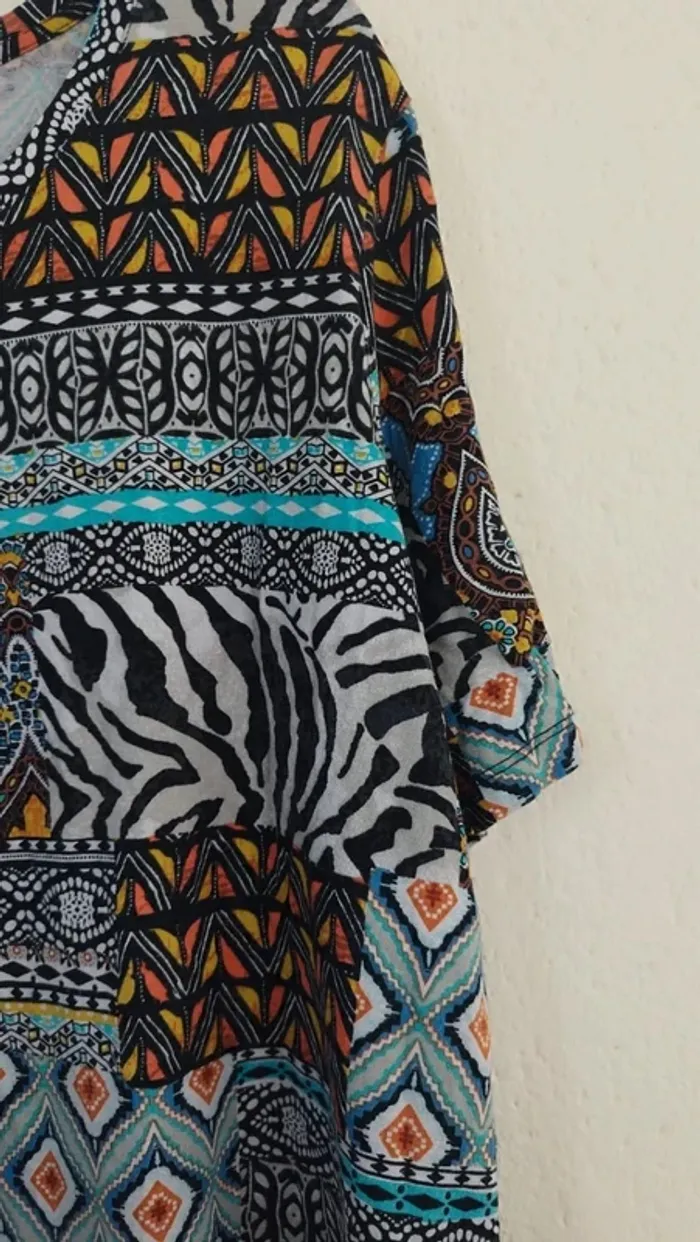 Tunique colorée - Canda - taille 42 - photo numéro 2