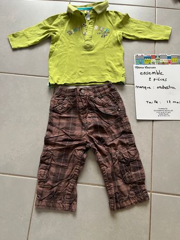 Ensemble garçon 12 mois