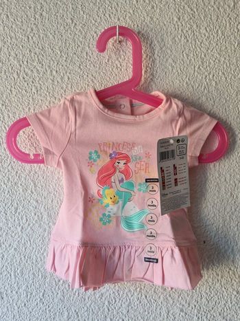 tee-shirt rose la petite sirene Disney