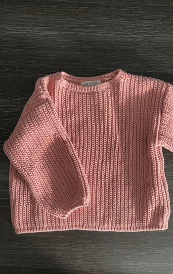 Pull grosse maille