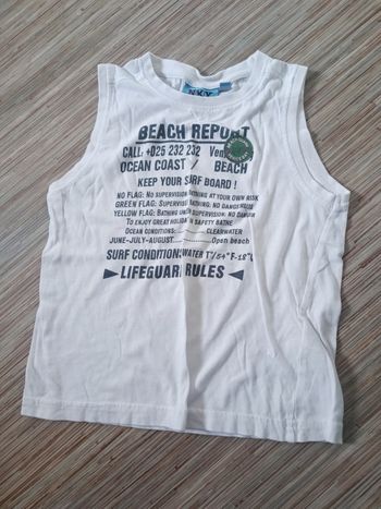 Débardeur garçon 6 ans 