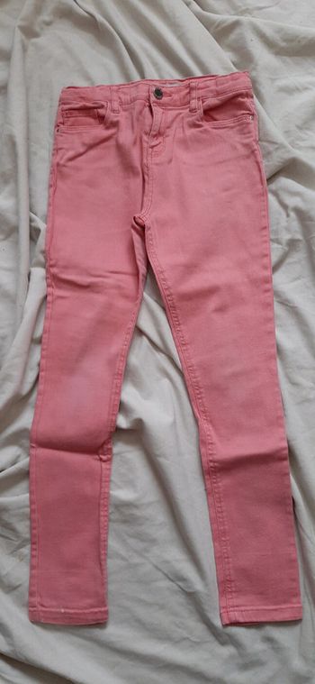 *Jeans fille rose 8/9 ans