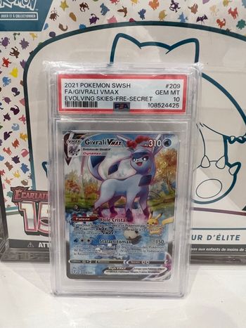 Givrali VMAX 209/203 PSA 10 – Évolutions Célestes