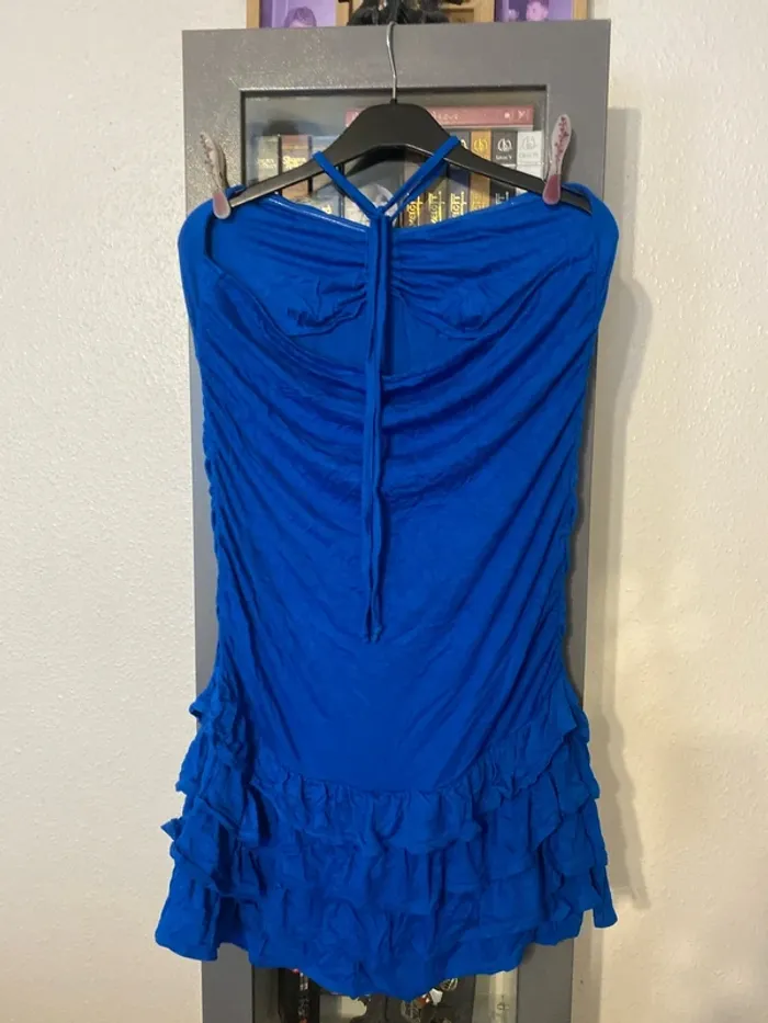 superbe robe dos nu bleu KIABI taille xxl - photo numéro 3
