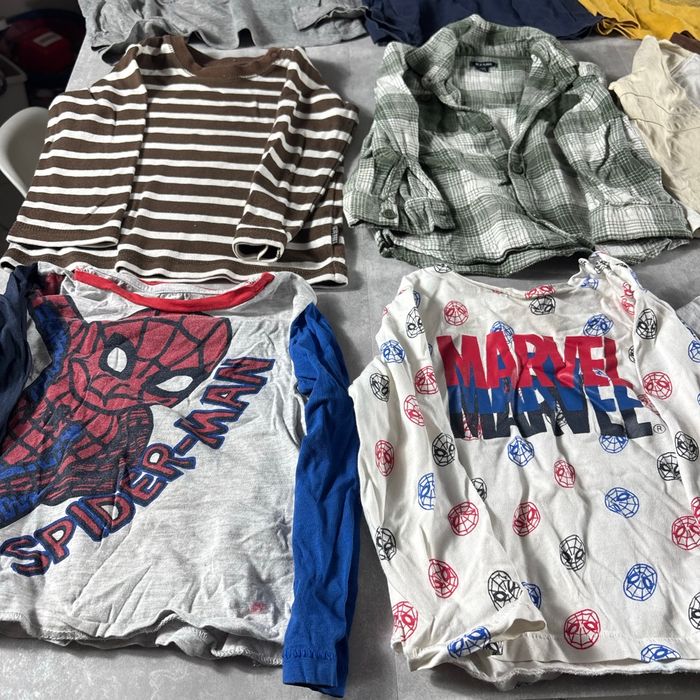 Lot 9 t-shirt haut taille 23-24 mois - photo numéro 2