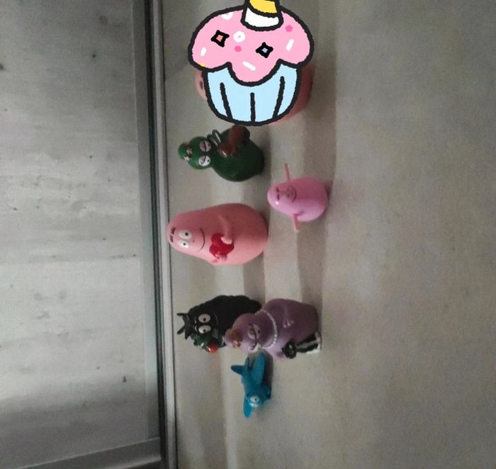 Lot de 6 figurines barbapapa - photo numéro 2