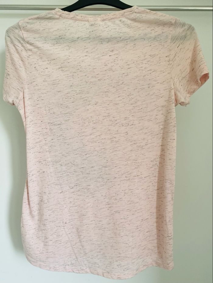 Tee-shirt rose motif carlin 14 ans - photo numéro 4