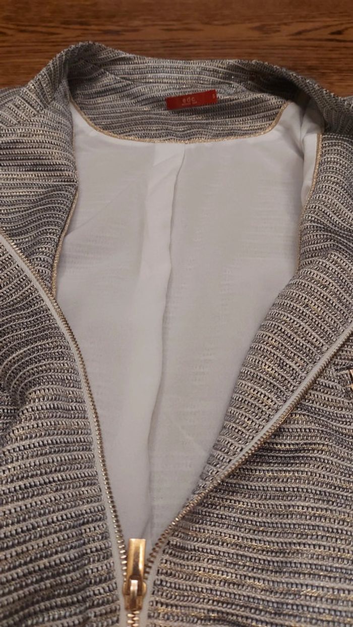 Veste grise argenté Edc by Esprit  t S - photo numéro 17