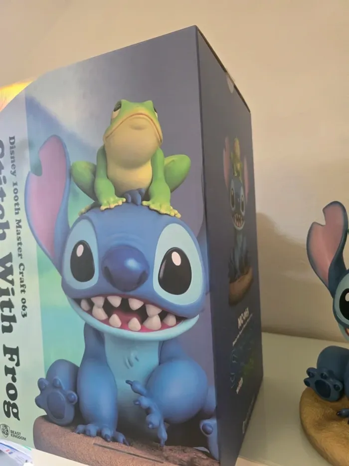 Statuette - Disney- Master Craft Stitch avec Grenouille - 34 cm - Résine - Édition Limitée - photo numéro 10