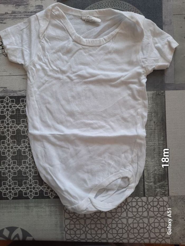 LOT de 3 bodys fille 18 mois
