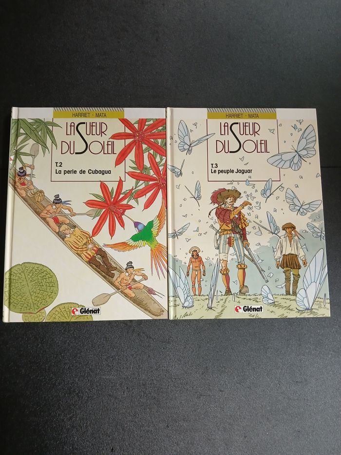 Lot de 2 bd la sueur du soleil 2 et 3,EO