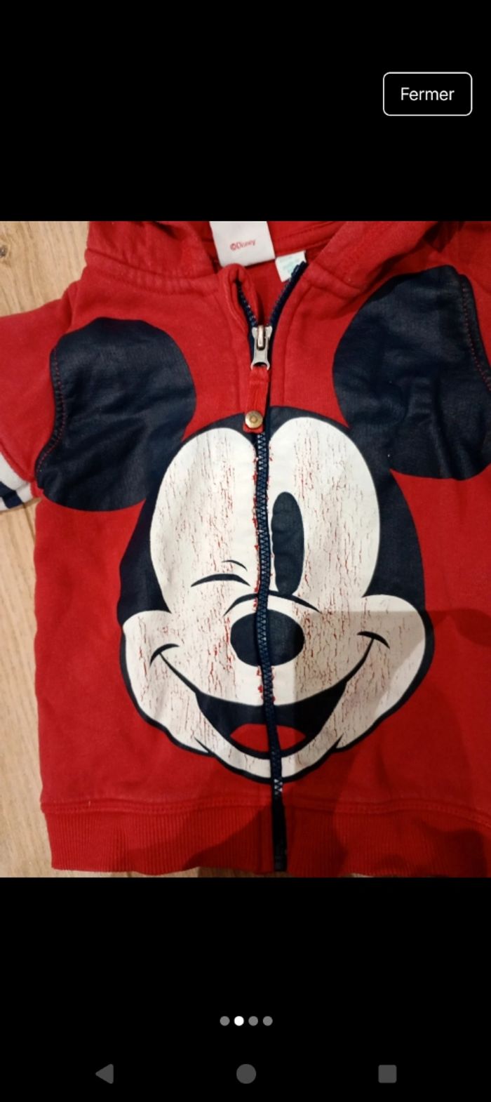 Gilet Mickey 18 mois - photo numéro 2