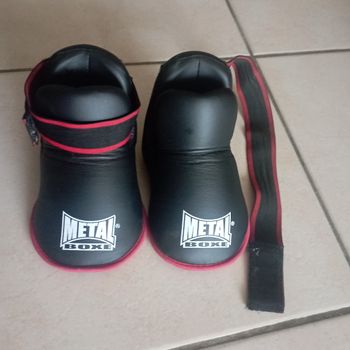 Protège pied boxe